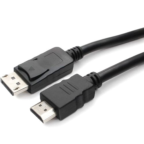 Адаптер DisplayPort на HDMI 20M/19M Cablexpert, 7.5 метров, черный изображение