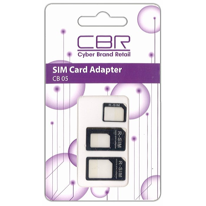 Переходник адаптер для СИМ-карт CBR SIM Card Adapter CB 05 изображение