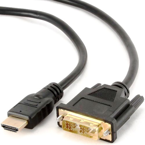 Кабель HDMI-DVI single link Cablexpert CC-HDMI-DVI-6, 1.8 метра изображение