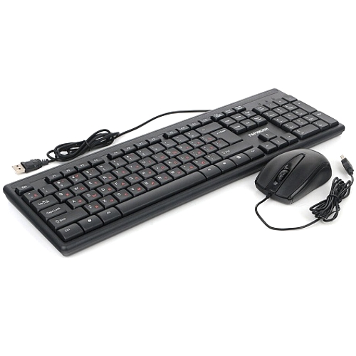 Беспроводная клавиатура и мышь комплект Гарнизон GKS-126, черный изображение