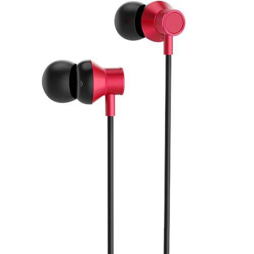 Bluetooth наушники вкладыши с микрофоном Hoco ES13 Plus Exquisite Sports Red, черно-кр изображение