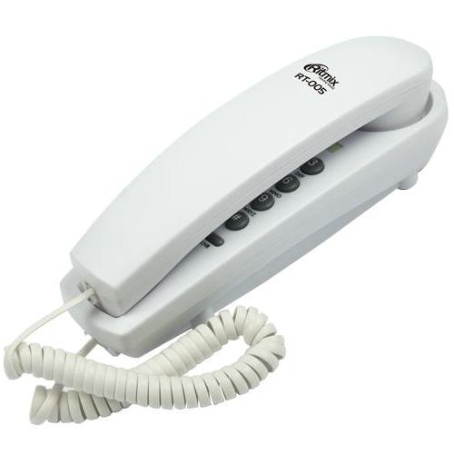 Стационарный телефон Ritmix RT-005, белый изображение