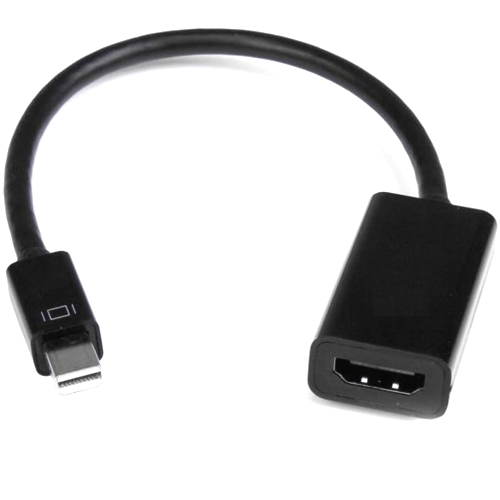 Видео адаптер mini DisplayPort на HDMI 20M/19F Orient C-302, 0.2 метра, черный изображение