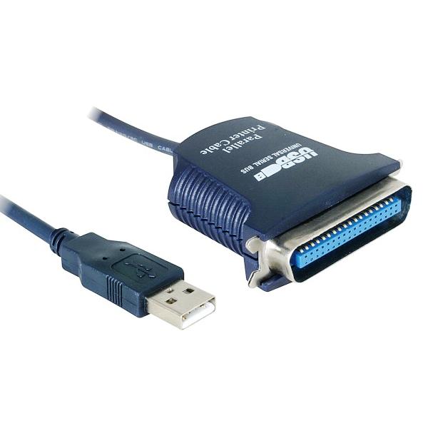 Кабель адаптер USB на LPT Am/36M, переходник Centronix и Bitronix,Cablexpert CUM-360, 1.8 м (CUM-360 изображение