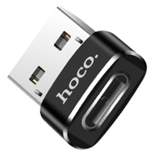 Адаптер USB 2.0-Am Hoco UA6 Black, черный изображение