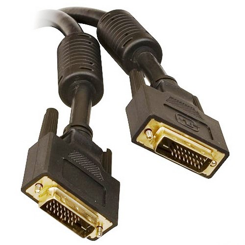 Кабель DVI-D dual link Atcom AT0702, позолоченный, 2 фильтра, черный, 10 метров изображение