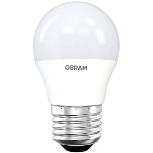 Лампа OSRAM LED Star E27 шар P (G45) 6.5Вт, 550 лм, теплый свет, 3000К изображение