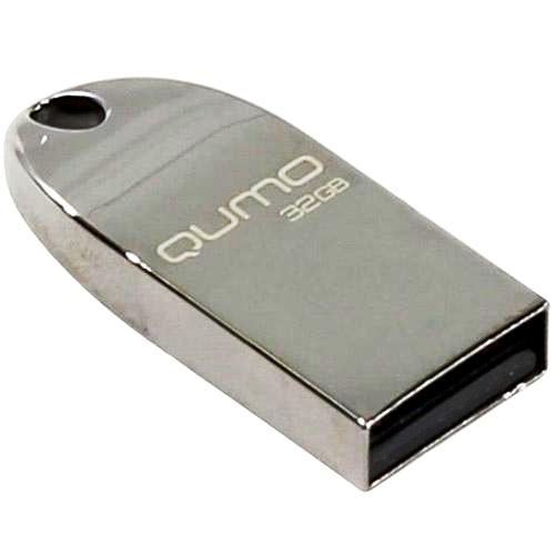 Флешка USB 2.0 Qumo Cosmos silver, 32 Гб, серебристая (19481) изображение