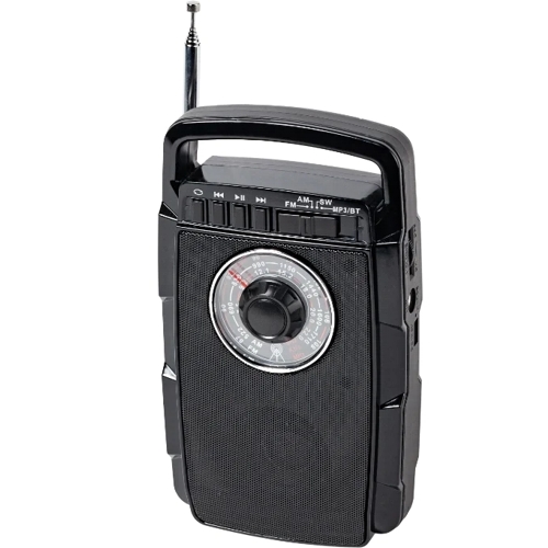 Радиоприемник MAX MR 322 Black Bluetooth, черный изображение