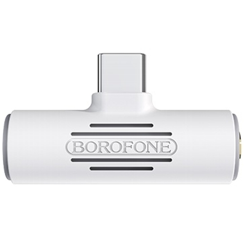Аудио адаптер Borofone BV8 White, белый изображение