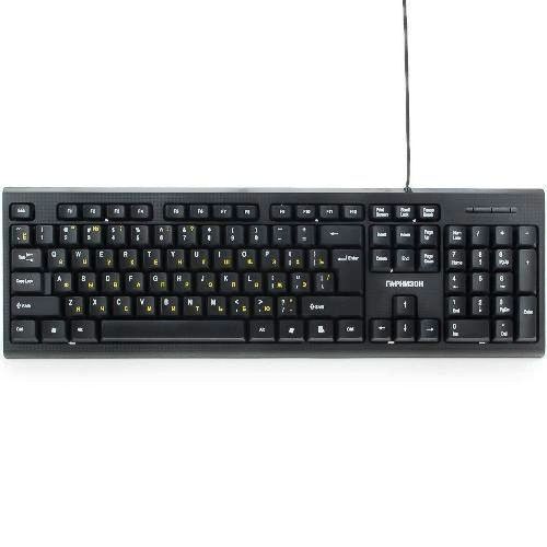 Клавиатура Гарнизон GK-120, черная изображение