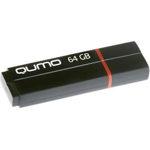 Флешка USB 3.0 Qumo Speedster, 64 Гб, черная (19660) изображение