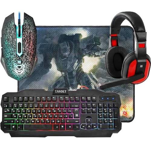 Клавиатура и мышь игровые комплект Defender MKP-350 Target изображение