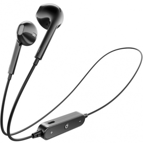 Bluetooth наушники вкладыши с микрофоном Vixter BT-1007, черные изображение