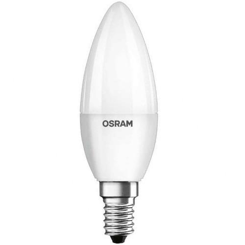 Лампа OSRAM LED Star E14 свеча B C37 5.5Вт, 470 лм, теплый свет, 2700К изображение