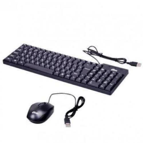 Клавиатура и мышь комплект Ritmix RKC-010, черная изображение