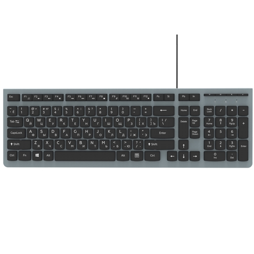 Клавиатура Ritmix RKB-400, черная изображение