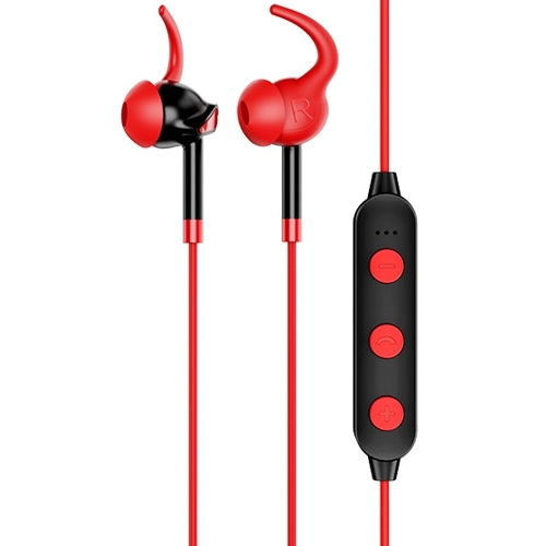 Bluetooth наушники вкладыши с микрофоном Hoco ES30 Axestone Sports Red, красное изображение