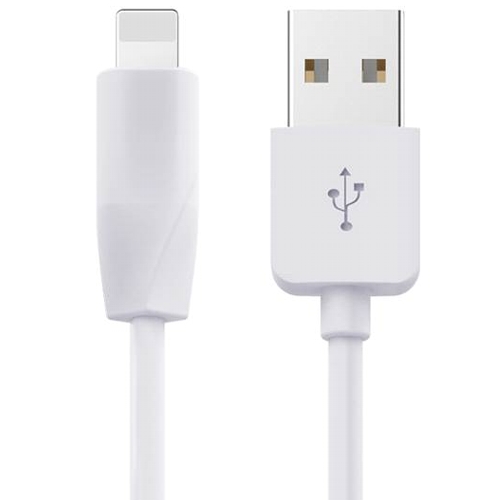 Кабель USB Am, Lightning Hoco X1 White, белый, 2 метра изображение