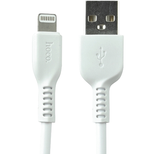 Кабель USB Am, Lightning, Hoco X20 Flash White, белый, 3 метра изображение
