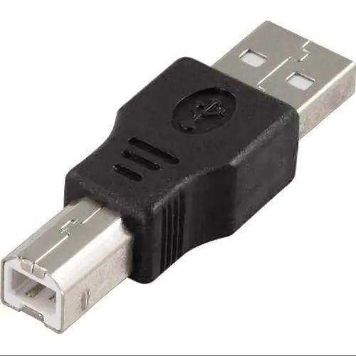 Переходник USB2.0 Am-Bm Premier 6-082, соединитель, черный изображение