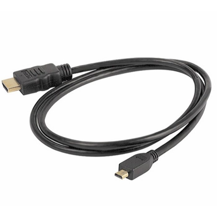 Кабель HDMI-miniHDMI Exegate EX257910RUS, позолоченный, черный, 1 метр изображение