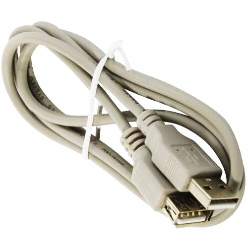 Удлинитель USB 2.0 Am-Af 5bites UC5011-010C, 1 метр, серый изображение