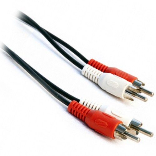 Аудио-видео кабель 2RCA тюльпан штекер-штекер, 3 метра (KA223/KA313) изображение