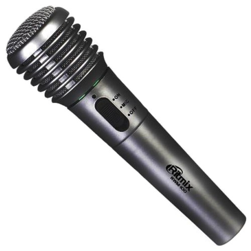Микрофон вокальный беспроводной Ritmix, RWM-101, радио, черный изображение