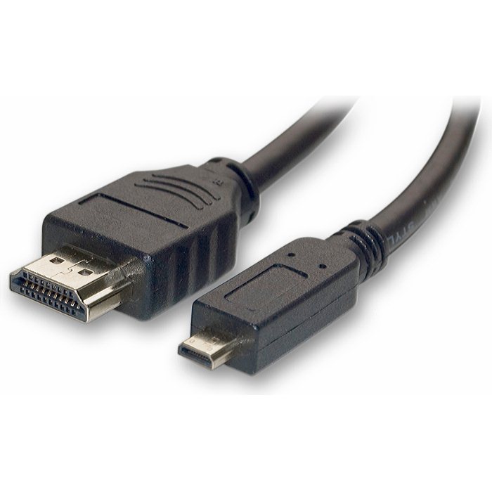 Кабель HDMI-microHDMI Dialog HC-A1110B - CV-0310 black, 1 метр изображение
