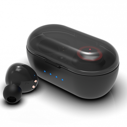 Bluetooth наушники вкладыши с микрофоном Ritmix RH-802BTH, черные изображение