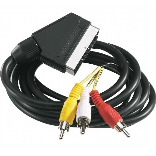 Аудио-видео кабель SCART 3RCA Premier 5-015R, 1.5 метра изображение