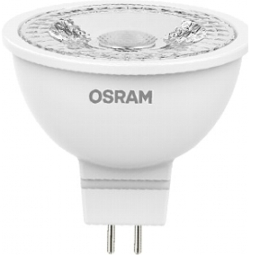Лампа OSRAM LED Star GU5.3 MR16 220В 4.2Вт, 350 лм, теплый свет, 3000К, прозрачная изображение
