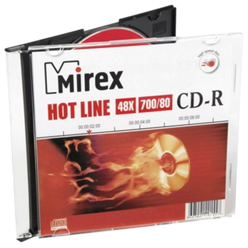 Диск CD-R 700 мБ Mirex Hotline, слим, 5 шт изображение