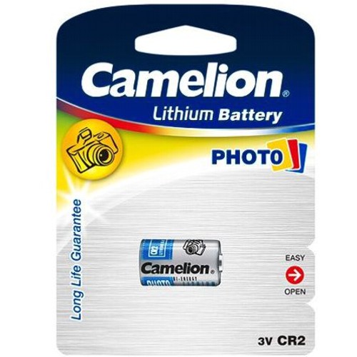 Батарейка CR2 3В литиевая Camelion Photo, в блистере, 1 шт. изображение