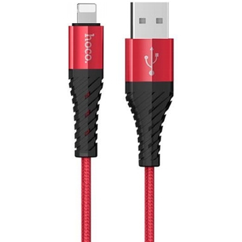 Кабель USB 2.0 Am - Lightning Hoco X38 2.4A Red, красный, 1 метр изображение