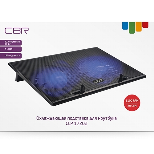 Охлаждающая подставка для ноутбука CBR CLP 17202 изображение