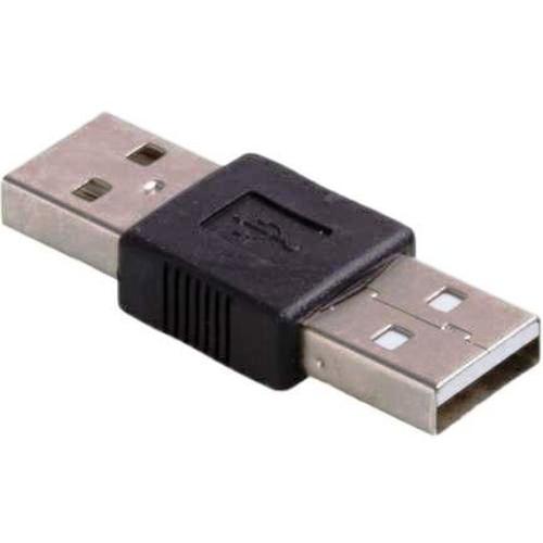 Переходник USB2.0 Am-Am Premier 6-080, соединитель, черный изображение