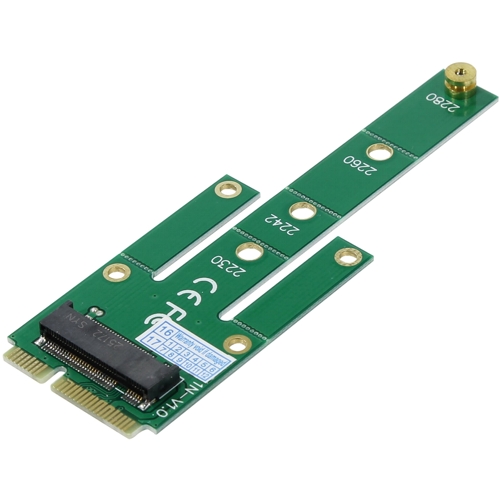 Переходник SSD mSATA - NGFF M.2, для подключения NGFF диска к разъему mSATA Orient C294S изображение