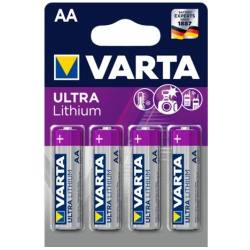 Батарейка AA литиевая Varta Professional Lithium FR 6-4BL (6106) 1.5V, в блистере, 4 шт. изображение
