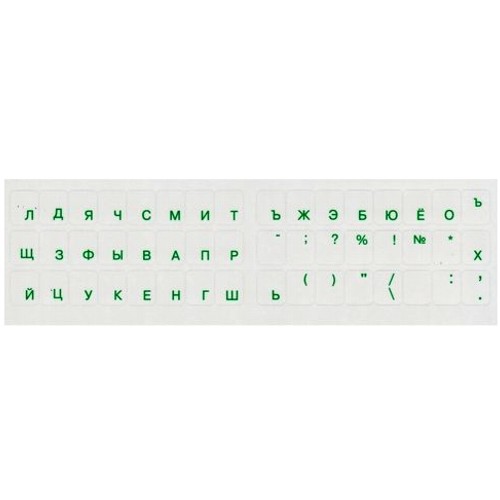 Наклейка-шрифт для клавиатуры D2 Tech SF-01G изображение