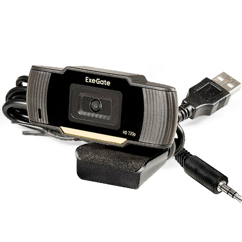Веб-камера Exegate GoldenEye C270, разрешение 640*480, сенсор 0.3 МП, микрофон jack 3.5мм  изображение