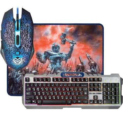 Клавиатура и мышь игровые комплект Defender MKP-013L Killing Storm изображение