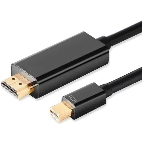 Кабель видео адаптер KS-is KS-517-3 mini DisplayPort на HDMI, 3 метра, чeрный изображение