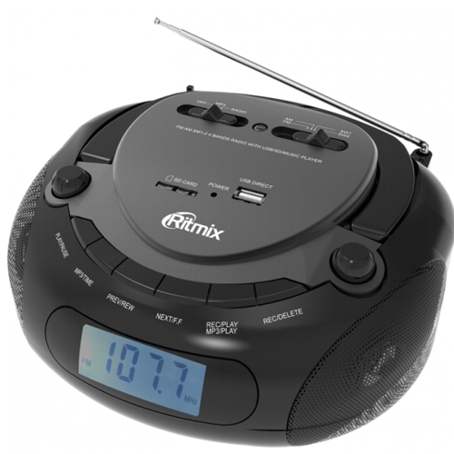 Радиоприемник Ritmix RBB-030 Bluetooth, 10 Вт изображение