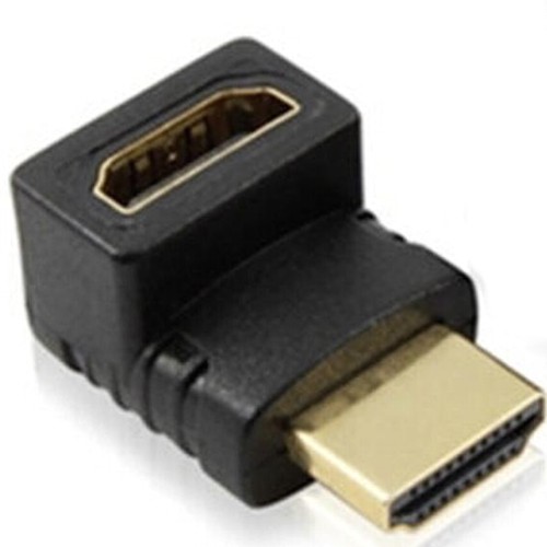 Адаптер переходник HDMI-f на HDMI-m Cablexpert A-HDMI270-FML, угловой 270 градусов изображение