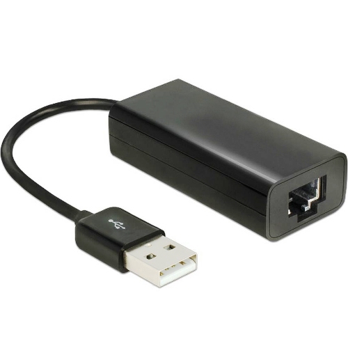 Сетевая карта USB 2.0 Orient U2L-100N, черный изображение