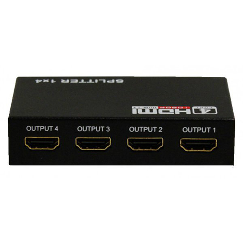 Разветвитель Premier 5-872-4, сплиттер HDMI, 1 вход на 4 выхода изображение
