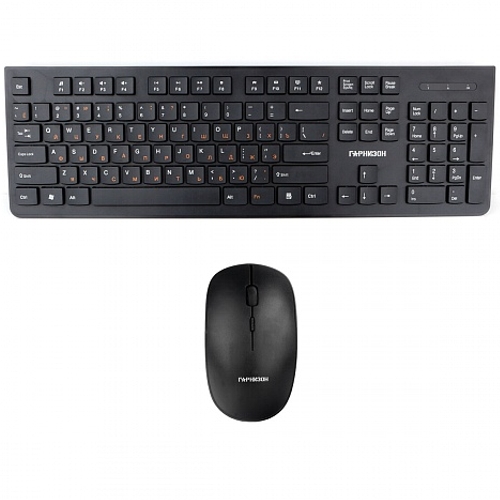 Беспроводная клавиатура и мышь комплект Гарнизон GKS-130, черный изображение