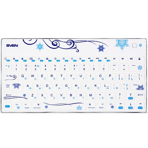 Беспроводная клавиатура Sven Comfort 8500 Bluetoot, белая изображение